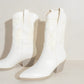 Elle Embroidered Short Boot