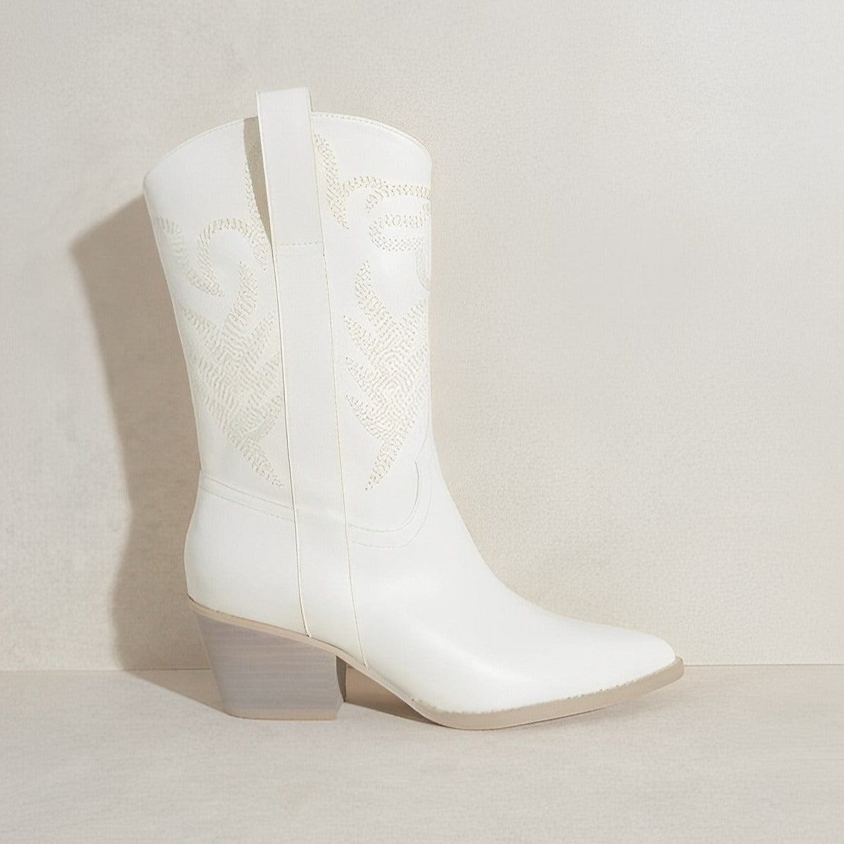 Elle Embroidered Short Boot