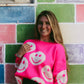 The Lola Pink Smile Sweater