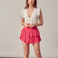 Sweetheart Smocked Skort